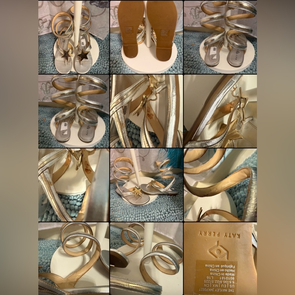 Katy Perry Haley Star Sandals Size 5.5